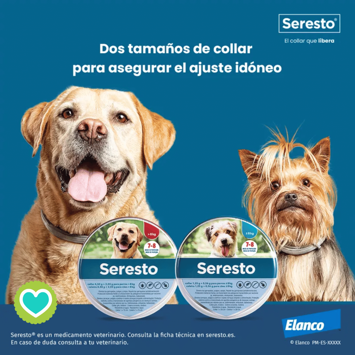 Seresto Collar Perros más de 8 kilos