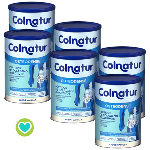 Image of Colnatur Osteodense Colágeno Pack 6x288gr. Sabor Vainilla.