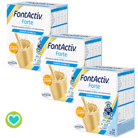 FontActiv Forte Duplo Sabor Vainilla 3x14 sobres