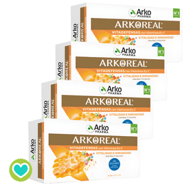 Arkopharma ArkoReal Vitadefensas Vit. B y C SIN AZÚCAR Pack 4 x 20 Ampollas
