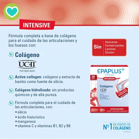 Image of Epaplus Arthicare Intensive UCII Pack 3 x 30 Comprimidos