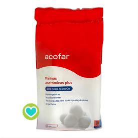Karinas Plus Compresas Anatómicas 100% Algodón 20uds