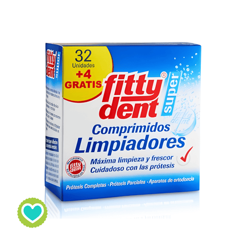 Image of Fittydent Comprimidos Limpiadores Dentadura 32 uds