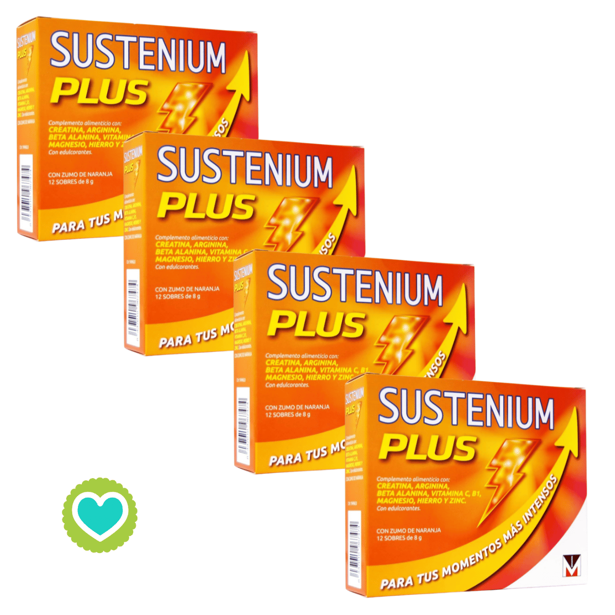 Sustenium Plus Multivitaminico Pack 4 x 12 Sobres
