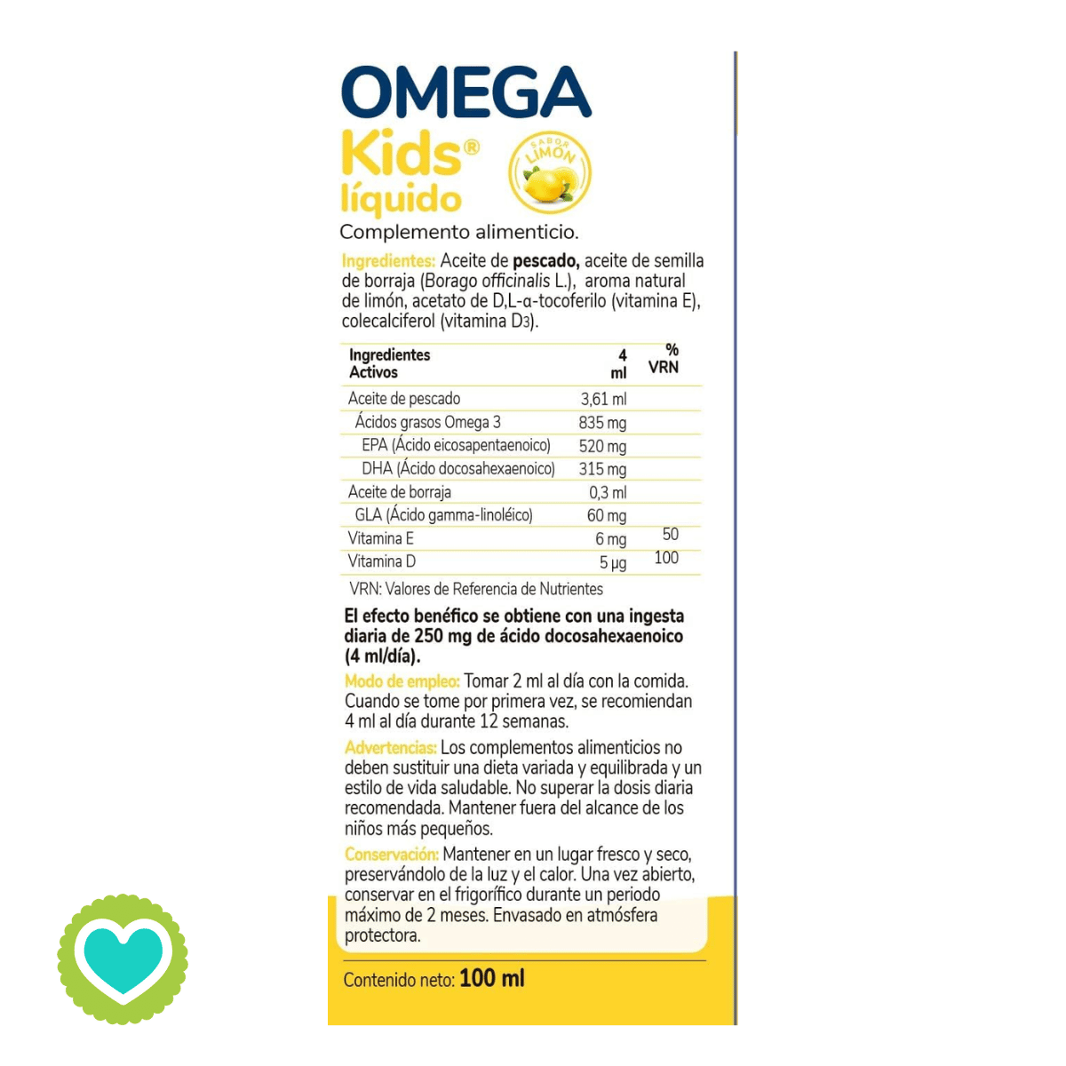 Ordesa OmegaKids Líquido 100ml
