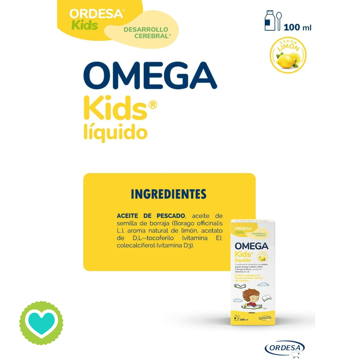 Ordesa OmegaKids Líquido 100ml