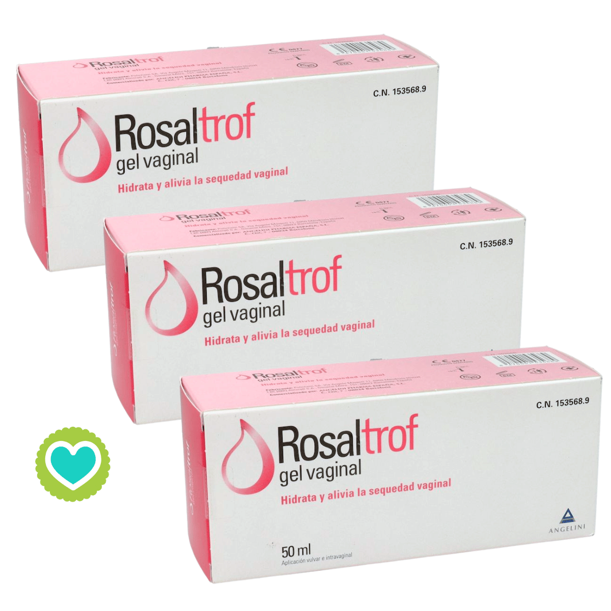 Rosaltrof Gel Vaginal Pack 3 x 50ml