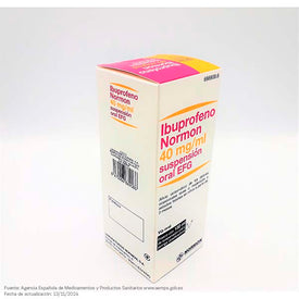 Ibuprofeno Normon EFG 40mg/ml Suspension Oral 150ml