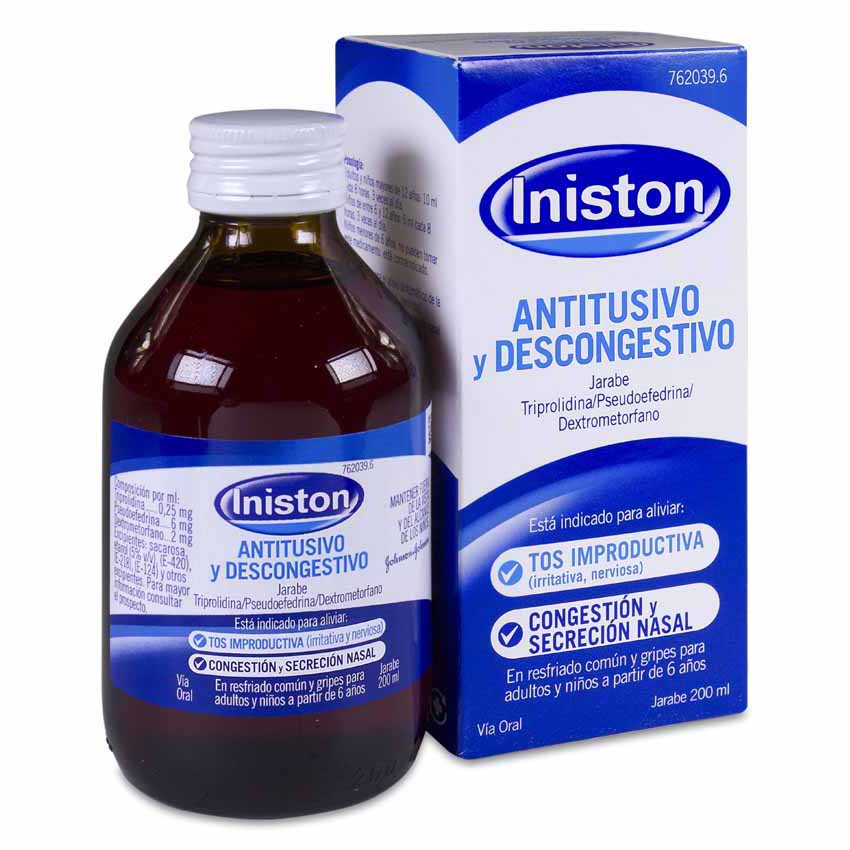 Iniston Antitusivo y Descongestivo 200 ml