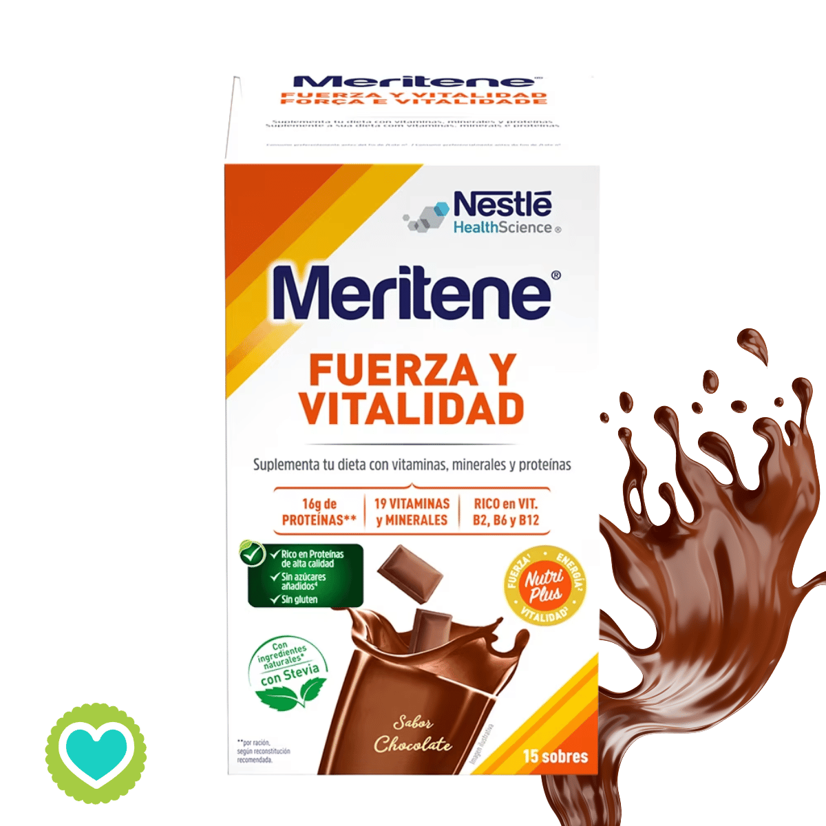 Meritene Polvo Chocolate 15 Sobres 30gr.