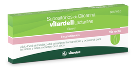 Supositorios Glicerina Vilardell Lactantes 0.92g 6 Supositorios Blister