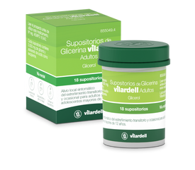 Supositorios Glicerina Vilardell Adultos 18 Supositorios