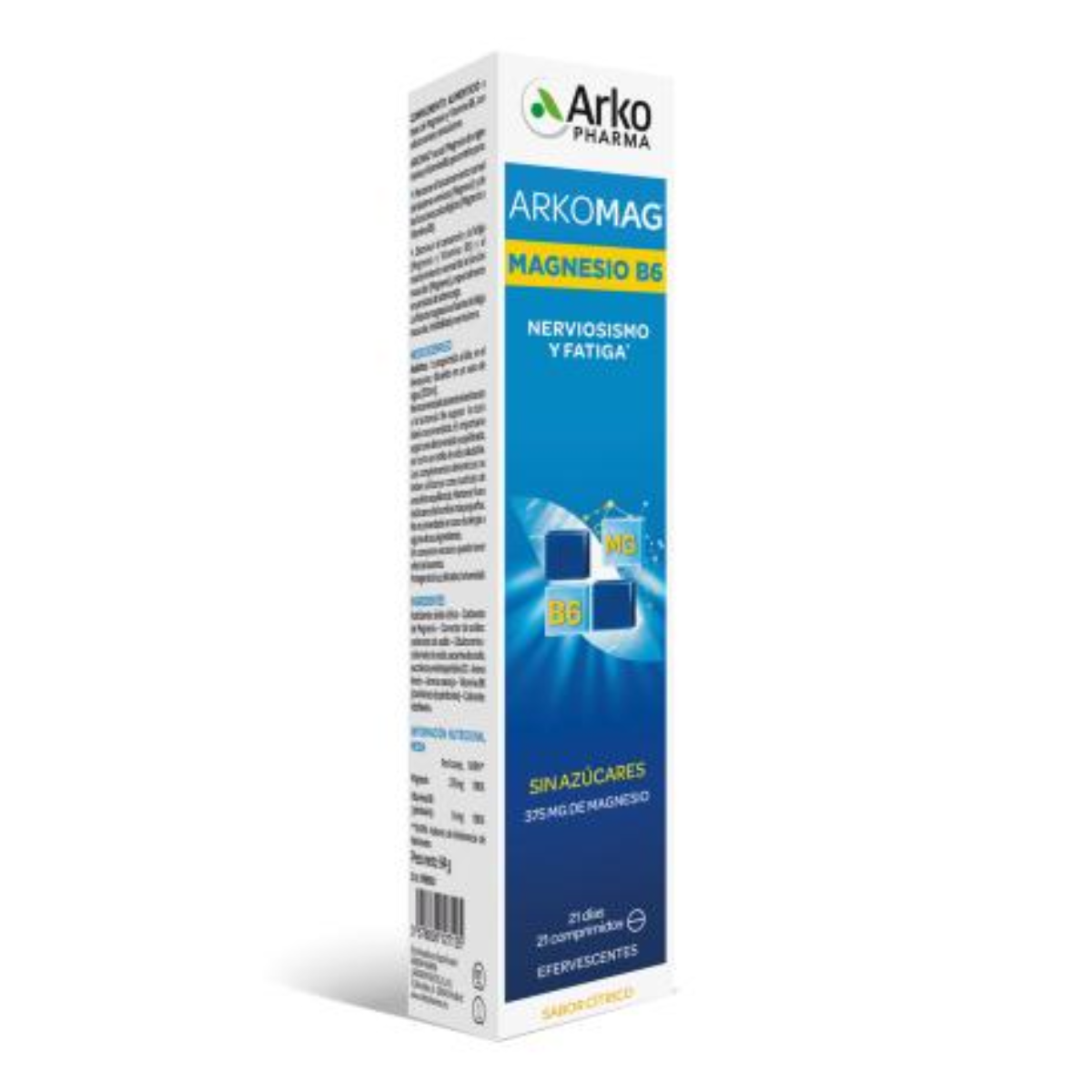 Arkovital Magnesio + vit B6 21comprimidos efervescentes