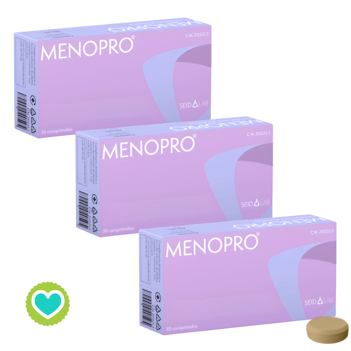 Menopro Seid (Antes Menocta Seid) 90 cápsulas mujer – complemento alimenticio descanso y bienestar femenino