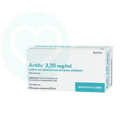 Artific Colirio 30 Monodosis 0.5ml 3.2mg/ml