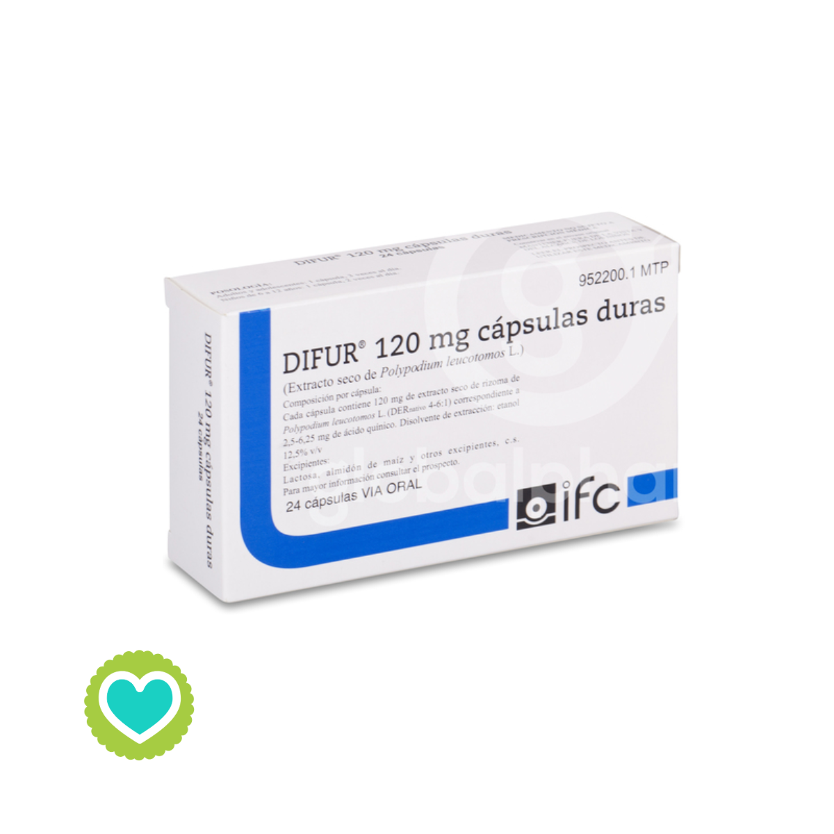 Difur 120mg 24 Capsulas