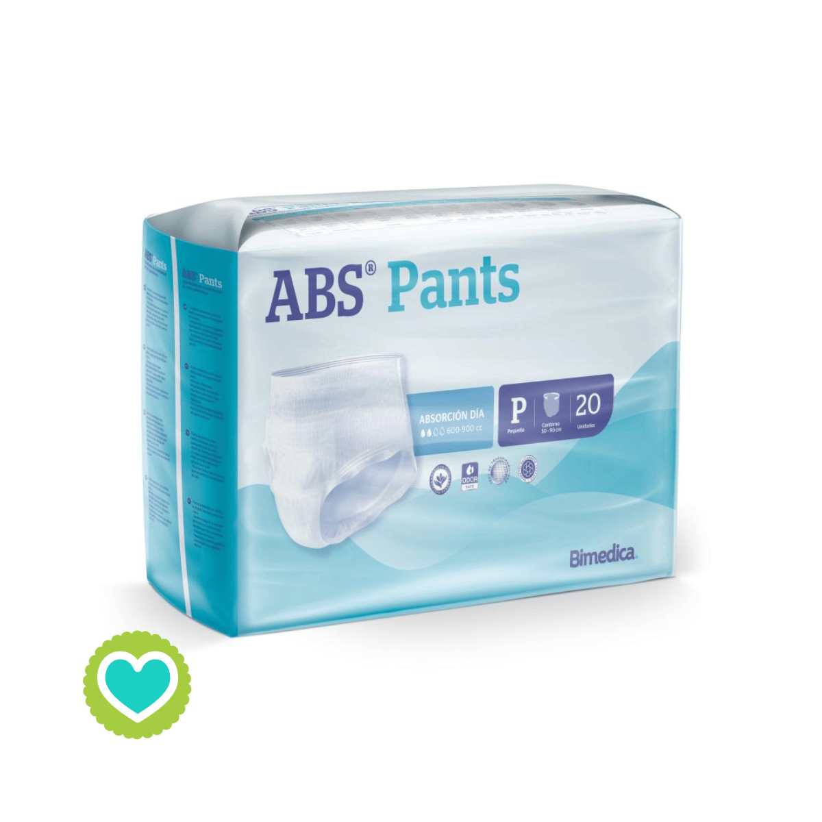 ABS Pants Día Braga Pañal (600-900 ml) Talla XP a XG (60 o 80 unidades)