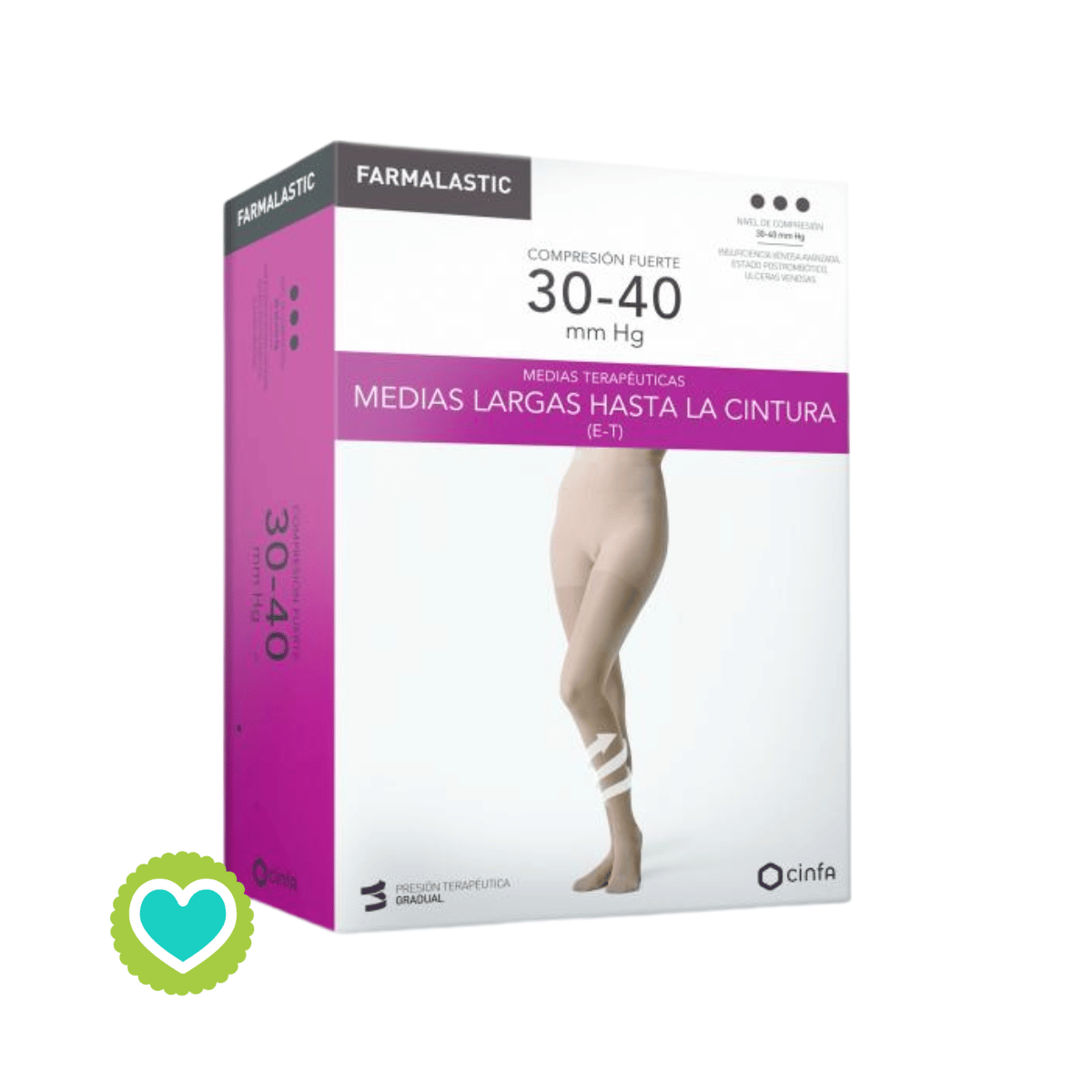 Farmalastic Panty Compresión Fuerte Talla Grande 280 DEN