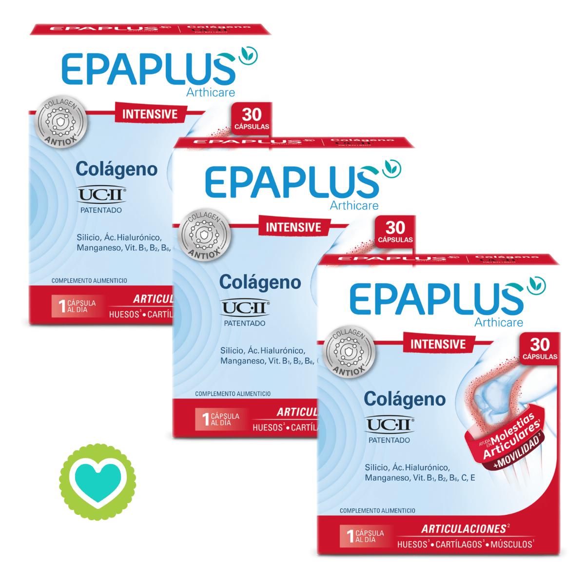 Epaplus Arthicare Intensive UCII Pack 3 x 30 Comprimidos