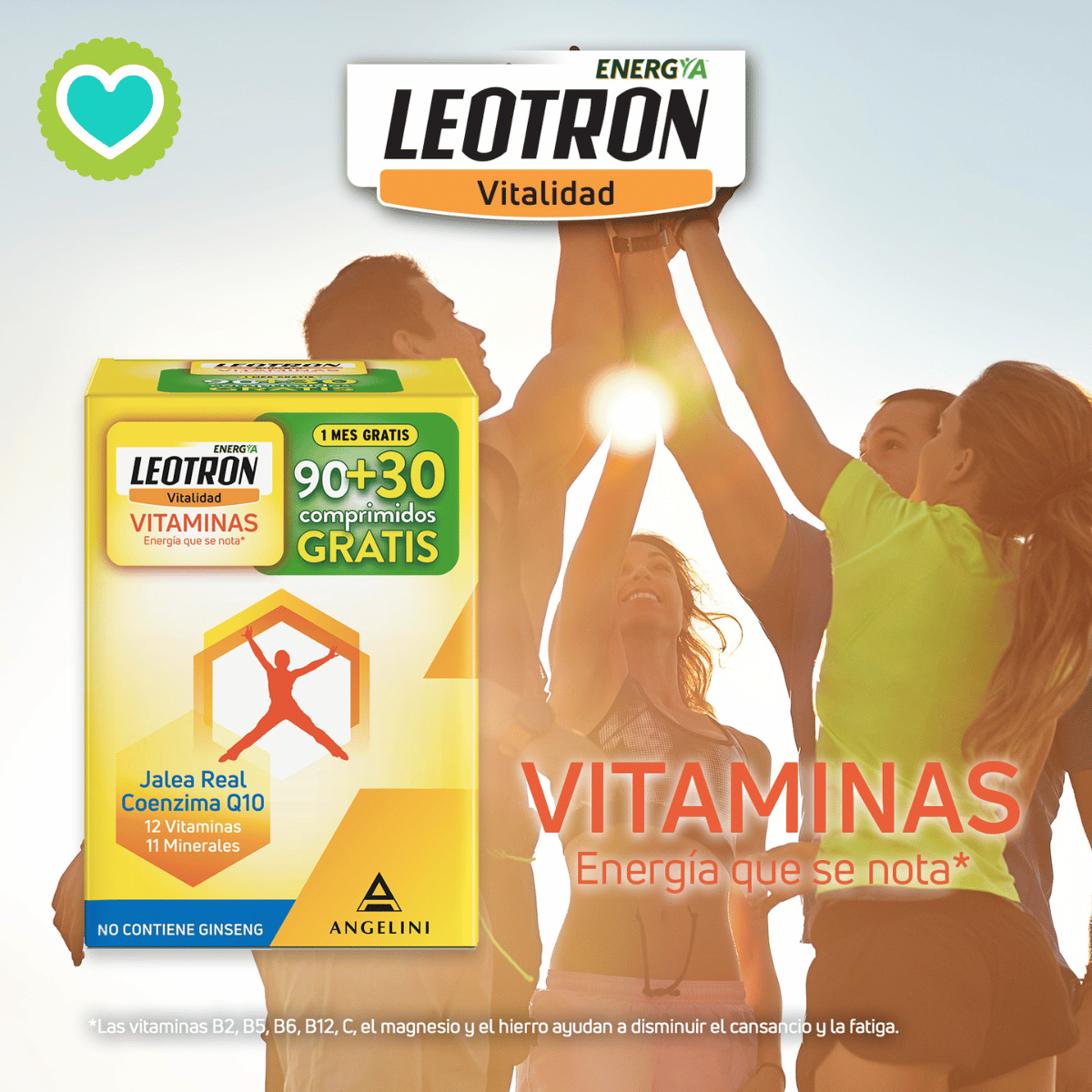 Leotron Vitaminas 90 Comprimidos + 30 GRATIS