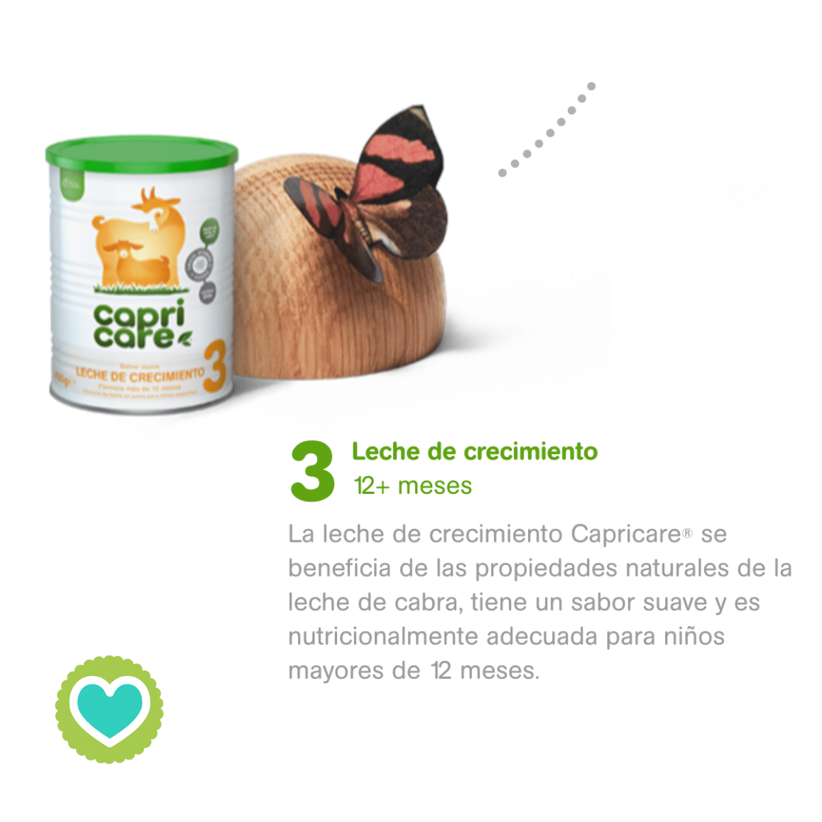 Capricare Leche de Cabra 3 800gr.