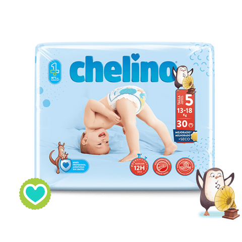 Image of Chelino Pañal Love T/5 13-18 kg 30 Unidades