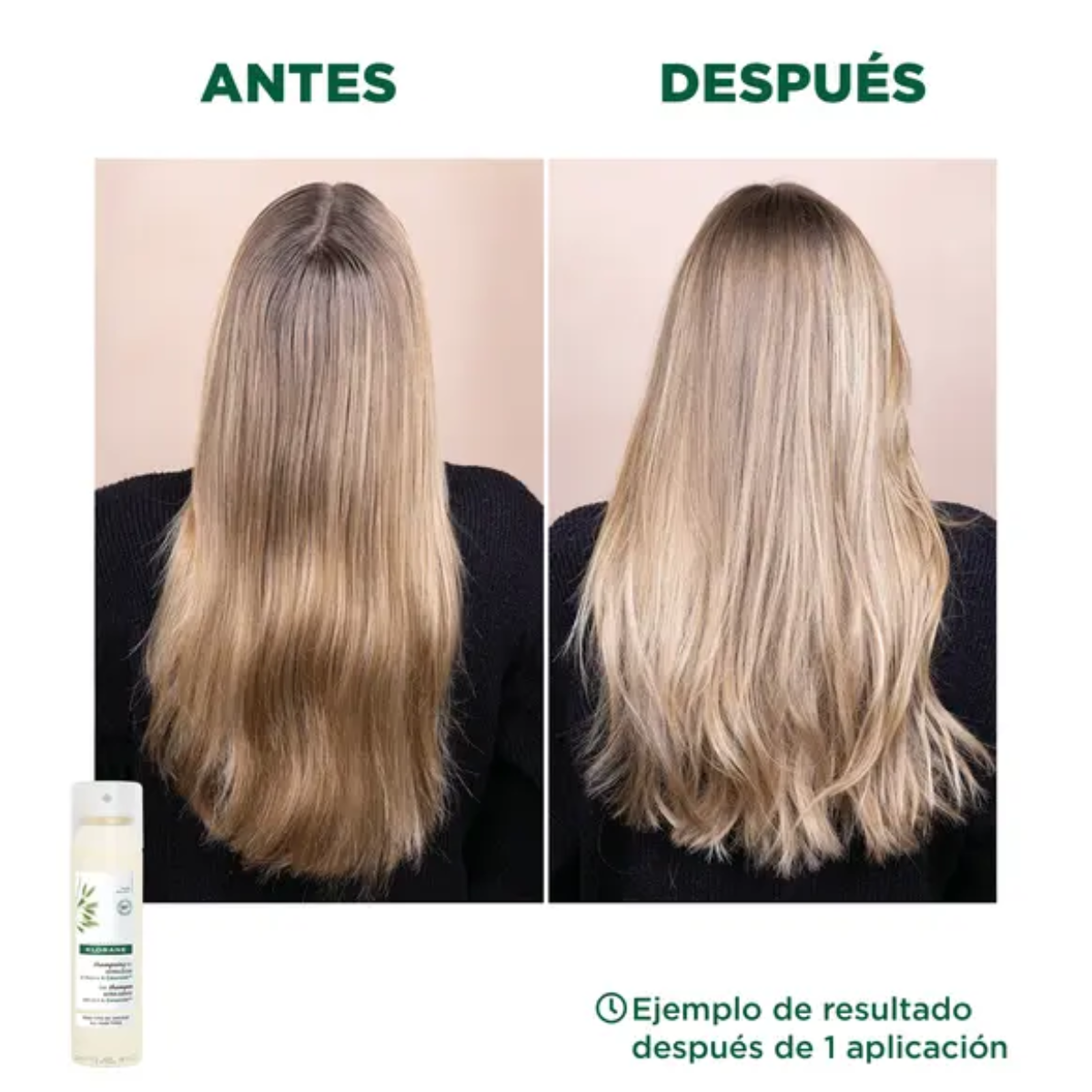Klorane Champú Seco Ultra Suave Extracto de Avena 150ml