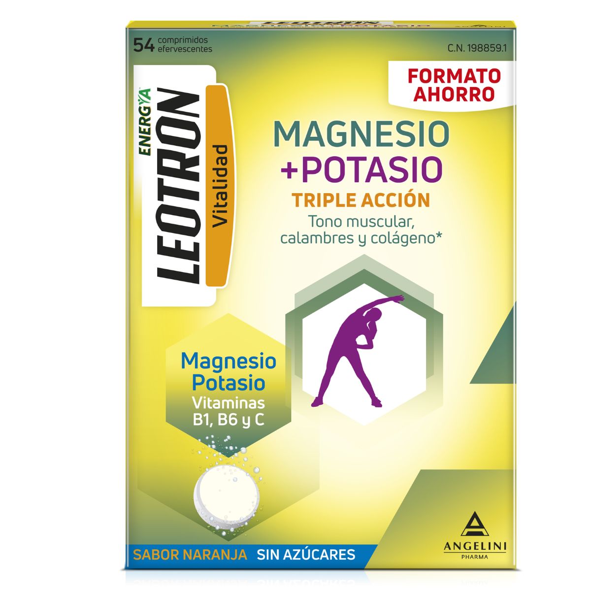 Leotron Magnesio + Potasio 54 Comprimidos