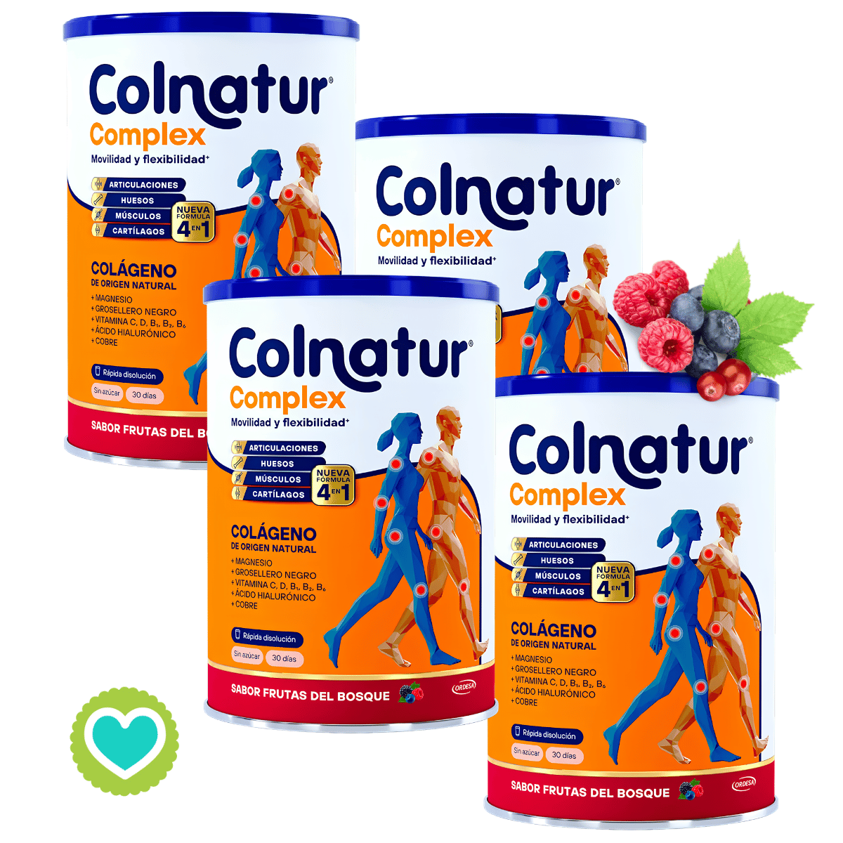 Colnatur Complex Colágeno 345gr. Sabor Frutas del Bosque
