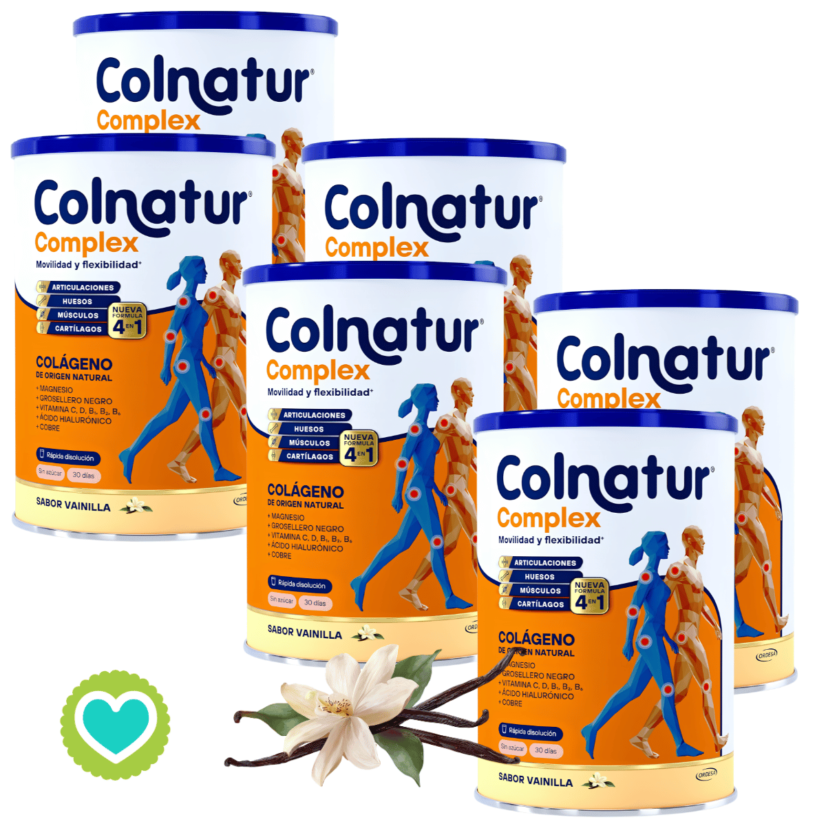 Colnatur Complex Colágeno 330gr. Sabor Vainilla.