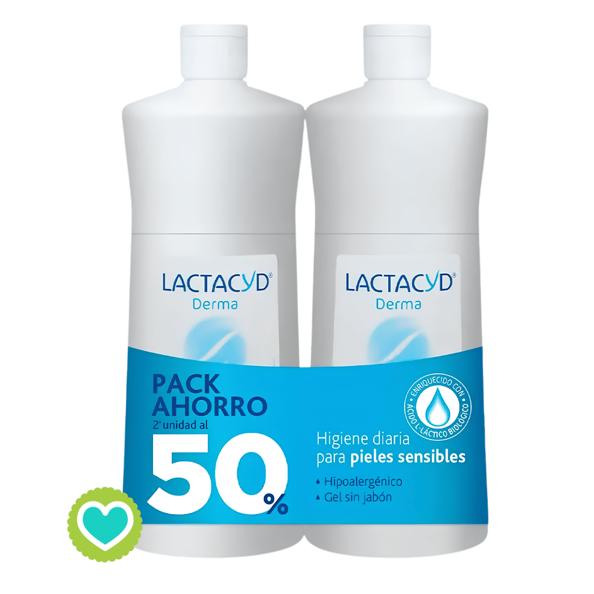 Lactacyd Duplo Derma Gel Fisiológico 2x1000ml