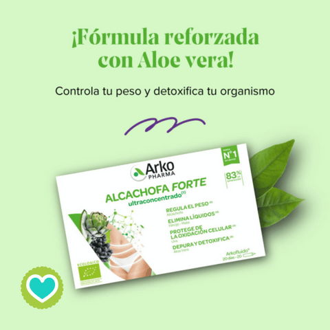 Image of Arkofluido Alcachofa Forte + Aloe Vera 20 ampollas