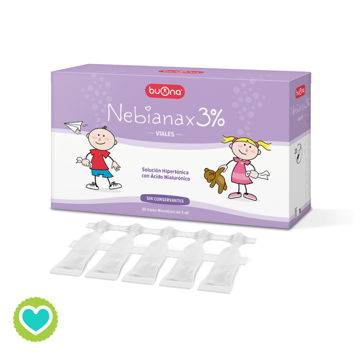 Buona Nebianax 3% 20 Viales Monodosis 5 ml