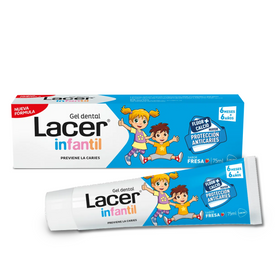 Lacer Gel infantil Sabor Fresa 75ml
