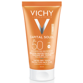 Vichy Capital Soleil Crema Rostro Tacto Seco tono bronceado SPF50  50ml