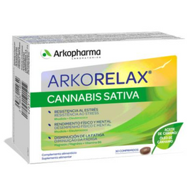 ARKORELAX ESTRÉS CONTROL CANNABIS SATIVA - 30 comp.