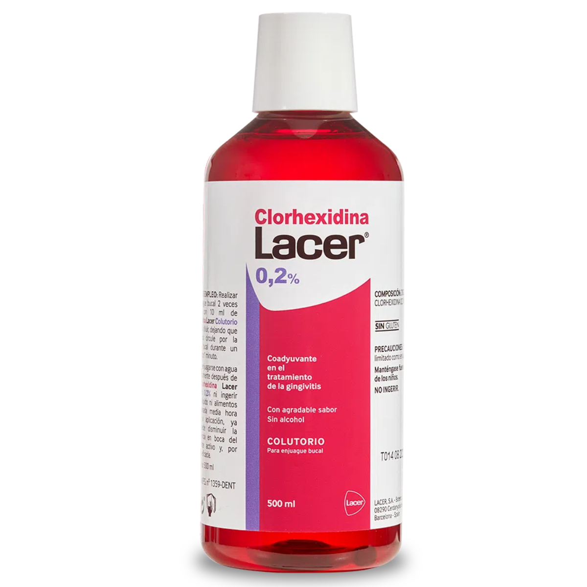 Lacer Clorhexidina 0,2% Colutorio 500ml