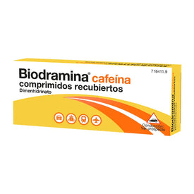 Biodramina Cafeína 12 Comprimidos