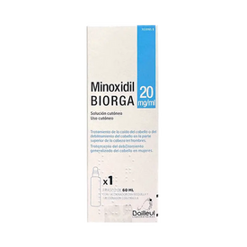 Biorga Minoxidil 20mg/ml Solución Cutánea 1 Frasco 60ml