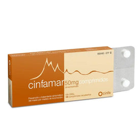 Cinfamar Cafeína 50/50mg 10 Comprimidos
