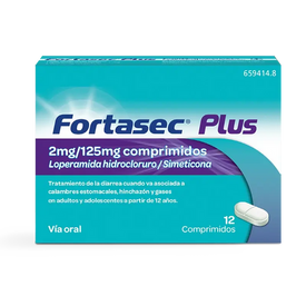 Fortasec Plus 2/125 mg 12 Comprimidos