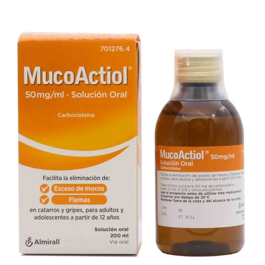 MucoActiol 50mg/ml Solución Oral 200ml