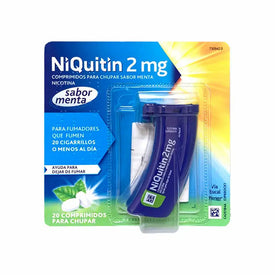 Niquitin 4mg 60 Comprimidos para Chupar Sabor Menta