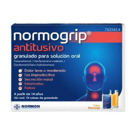 Normogrip 500/4/10 Mg 14 Capsulas