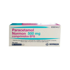Paracetamol Normon EFG 500mg 20Comprimidos