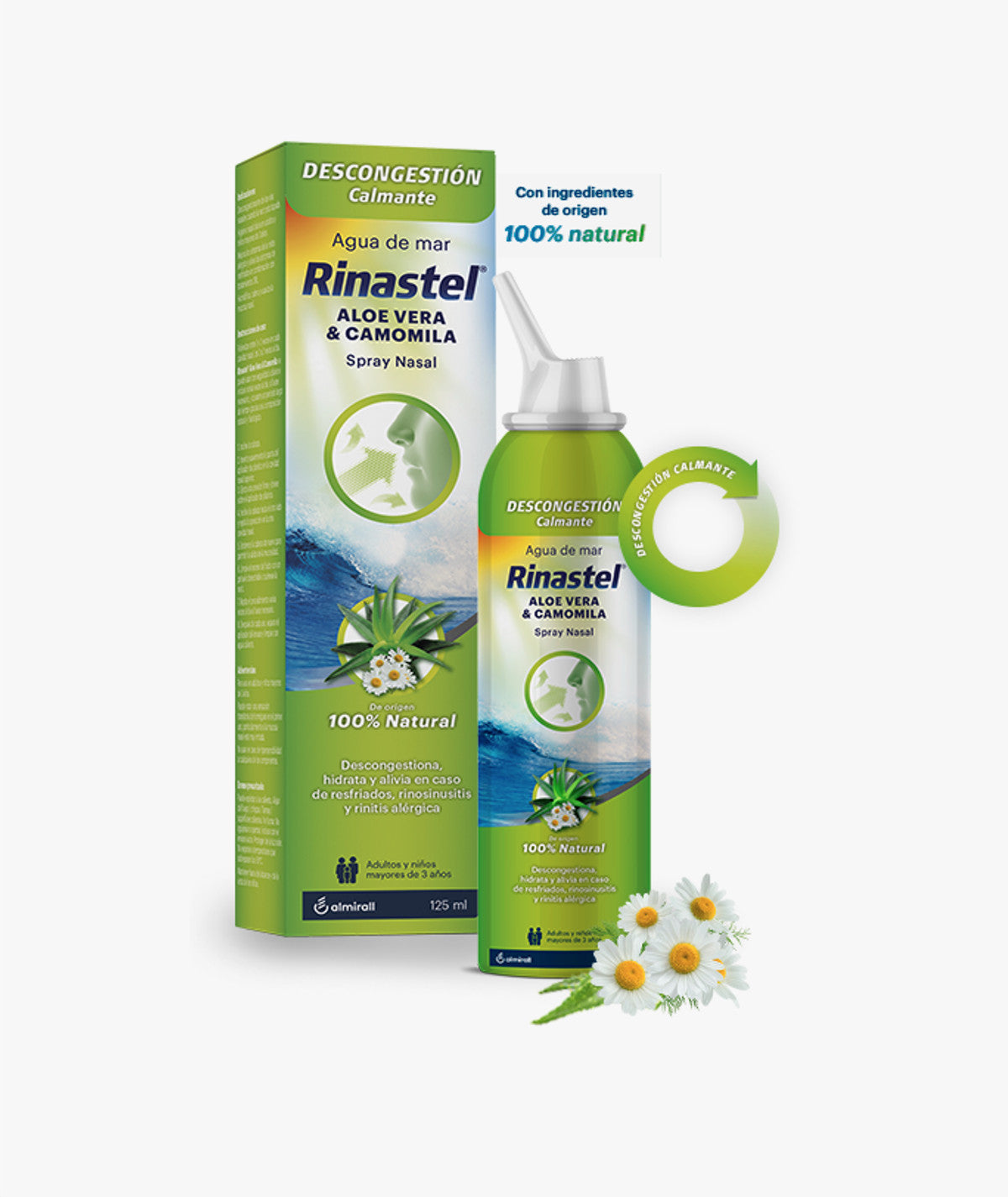 Rinastel Aloe Vera y Camomila Spray Nasal 125ml