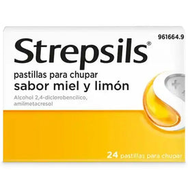 Strepsils Miel y Limon 24 Pastillas