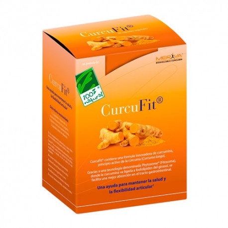 100% Natural CurcuFit 30 Cápsulas