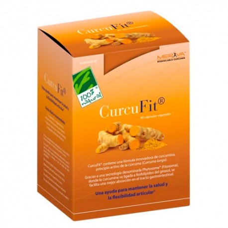100% Natural CurcuFit 90 Cápsulas