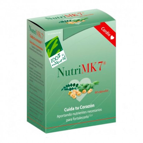 100% Natural NutriMK7 Cardio 60 Cápsulas